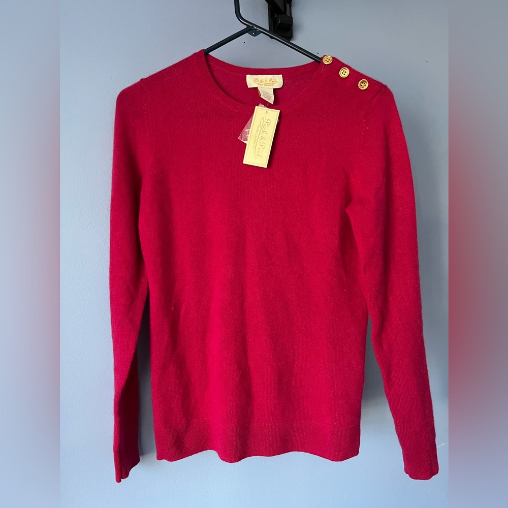Peck & Peck pure cashmere sweater small